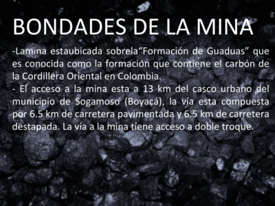 MINA DE CARBON EN EN VENTA EN SOGAMOSO BOYACA